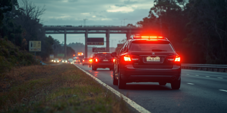 stay safe car breakdown busy road