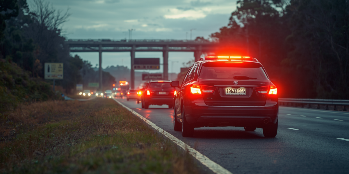 stay safe car breakdown busy road